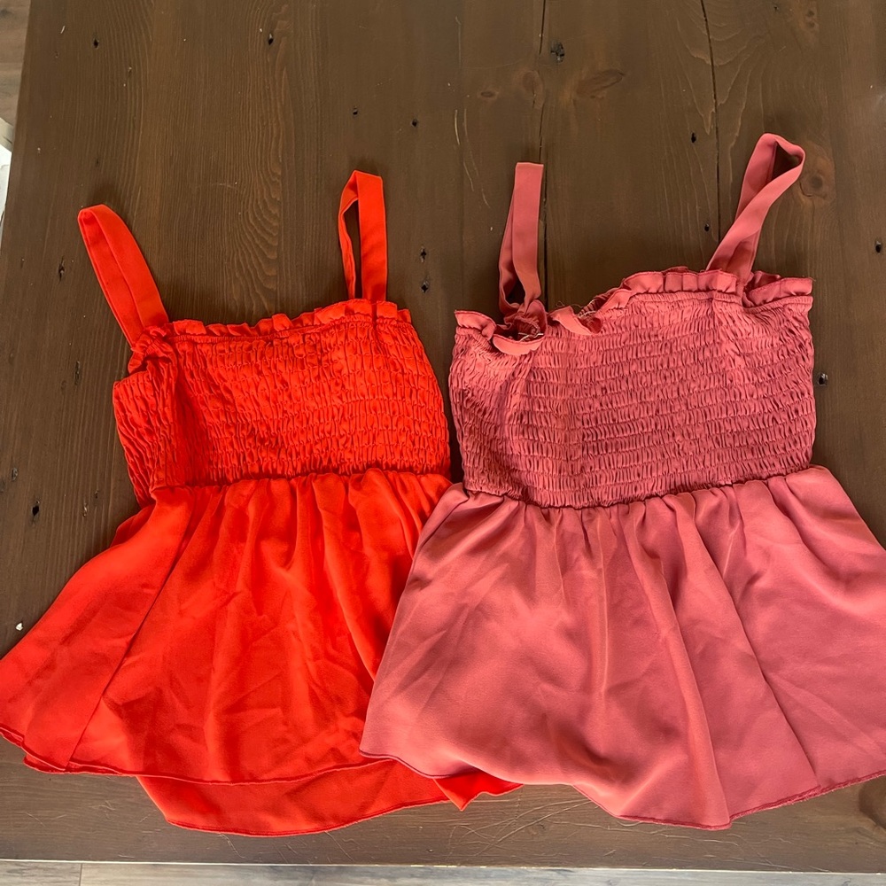 SHEIN Peplum Tops